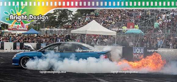 Summernats 29 SATURDAY 8 Jan 16  BDMP6004  YBOTHR FIRE BURNOUT