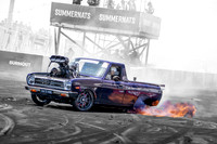 AAA Summernats 38 Day 2 Friday 9 Jan 2026 BDMP3338-2 DATOKNG FIRE BURNOUT