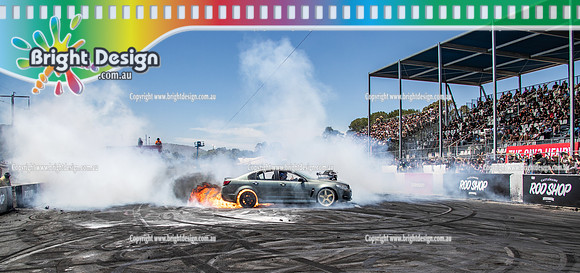 Summernats 38 Day 3 Saturday 10 Jan 2026 BDMP6977 IMPLSV FIRE BURNOUT