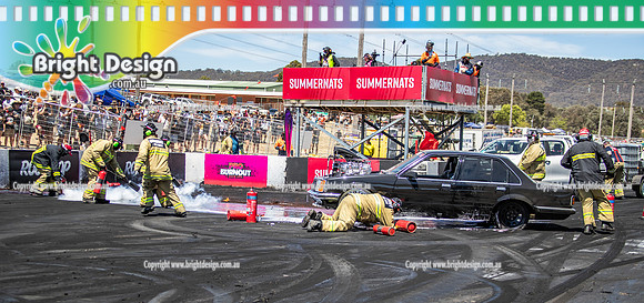 Summernats 38 Day 2 Friday 9 Jan 2026 BDMP3805 BLWNVC PAUL COOK FIRE
