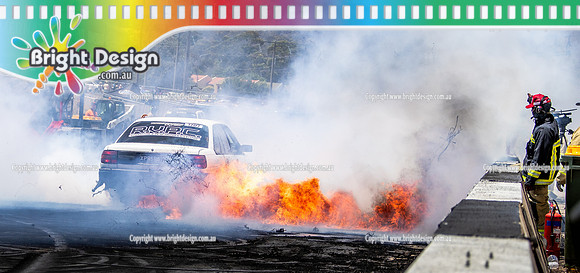 Summernats 38 Day 2 Friday 9 Jan 2026 BDMP3262-2 XPRSPST LEVI CANHAM FIRE BURNOUT