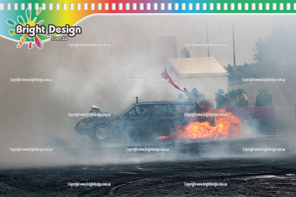 Summernats 38 Day 4 Sunday 11 Jan 2026 BDMP11627 TUFFST FIRE BURNOUT
