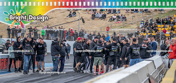 Street Outlaws NPK No Prep Kings vs Australia @ Calder D2 19 March 2023 (148153) CREW SIL364