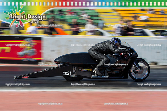 ANDRA Street Outlaws Drag Racing Quals Rnd 5 @ Calder Park 24 September 2014 (24243)  BIKE