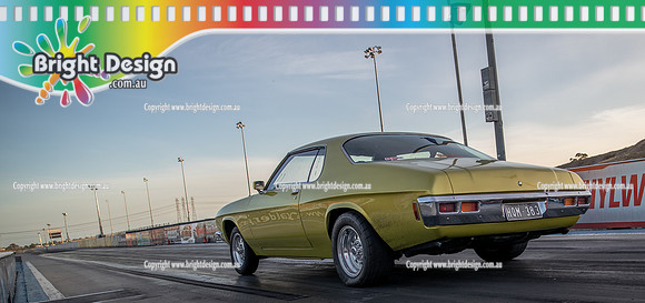 Fast Friday & Roll Racing @ Calder Park Drag Racing 28 February 2025 (178292) HQM383 JAMIE BROWN