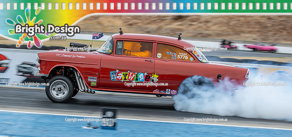 Street Outlaws NPK No Prep Kings vs Australia @ Calder D2 19 March 2023 (148419) 5776 HAYWIRE ASH HAYLEY