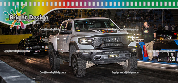 Fast Friday @ Calder Park Drag Racing Friday 18 November 2022  (137914)-2  RAM TRX92