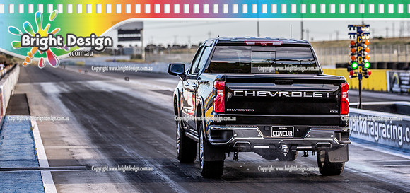 Fast Friday @ Calder Park Drag Racing Friday 18 November 2022  (137245)  CONCUR CHEV SILVERADO