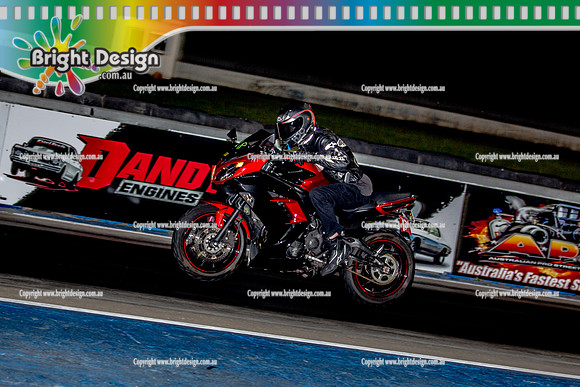 Fast Friday @ Calder Park Drag Racing Friday 18 November 2022  (137857)  BIKE  RED BLACK TBC