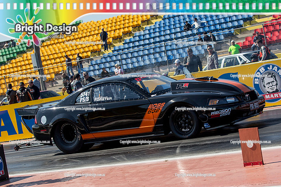 ANDRA Street Outlaws Drag Racing Quals Rnd 5 @ Calder Park 24 September 2014 (24095)  PSB 5741  GLEN SKINNER FORSTER  PSBBOS