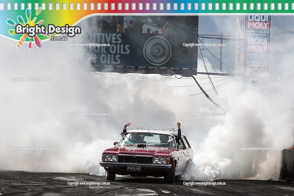 Summernats 28 Sunday 4 Jan 2015  BD  (8281)  POPSHZ BURNOUT