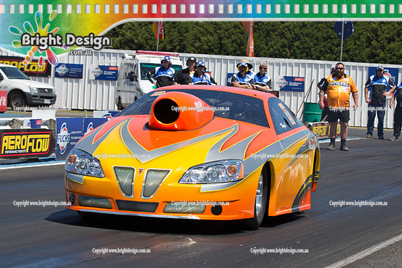 Areoflow Nitro Funny Cars @ Portland 1 Feb 2014  (1046)  AAPA 990 HUGO  RACE GLIDES
