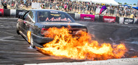 AAA Summernats 38 Day 2 Friday 9 Jan 2026 BDMP4303-2 MORTICIA BURNOUT FIRE