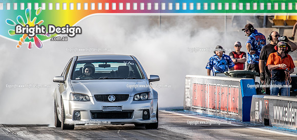 Fast Friday @ Calder Park Drag Racing Friday 13 January 2023  (141535)  SILVER COMMODORE TBC