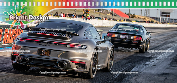 Fast Friday @ Calder Park Drag Racing Friday 13 January 2023  (141679)  9K PORSCHE