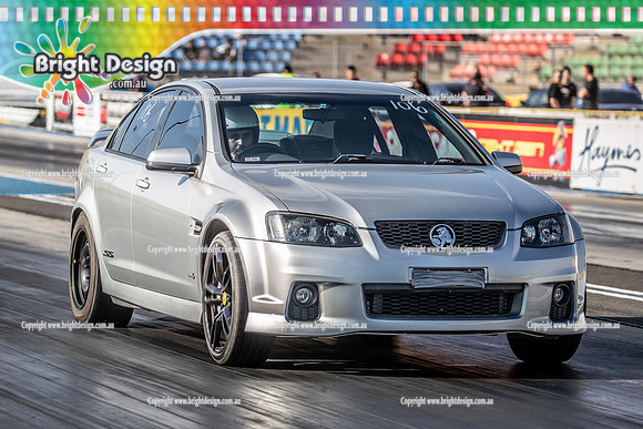 Fast Friday @ Calder Park Drag Racing Friday 13 January 2023  (141320)  SILVER COMMODORE TBC