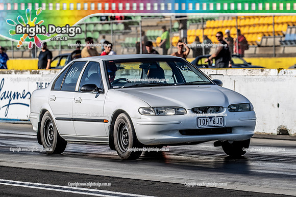Fast Friday @ Calder Park Drag Racing Friday 13 January 2023  (141324)  1OH6JO
