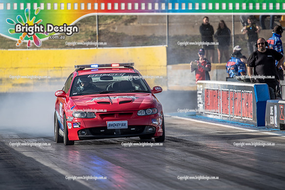 Fast Friday @ Calder Park Drag Racing Friday 13 January 2023  (141361)  SMOKEY SIX BEAT THE HEAT VIC