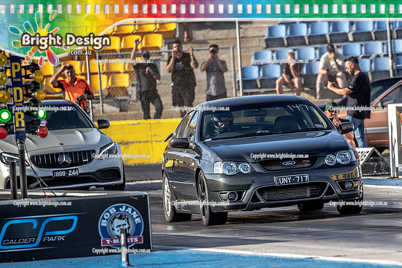 Fast Friday @ Calder Park Drag Racing Friday 13 January 2023  (141494)  UNY717