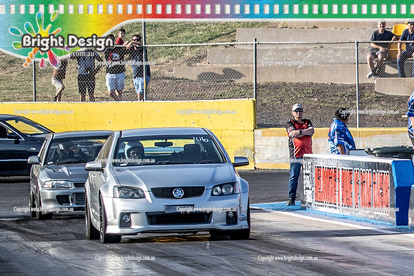 Fast Friday @ Calder Park Drag Racing Friday 13 January 2023  (141541)  SILVER COMMODORE TBC