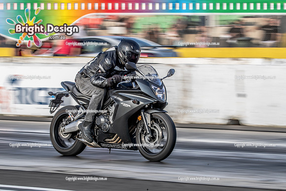Fast Friday @ Calder Park Drag Racing Friday 13 January 2023  (141615)  BIKE BLK 2A5YM