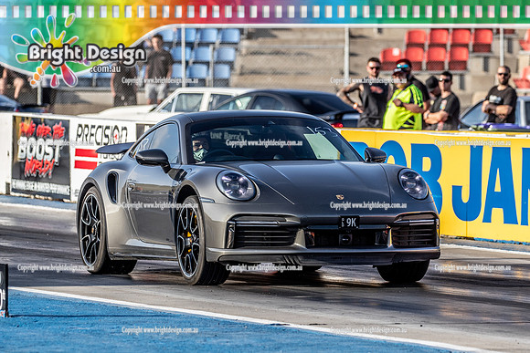 Fast Friday @ Calder Park Drag Racing Friday 13 January 2023  (141624)  9K PORSCHE