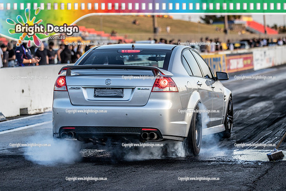Fast Friday @ Calder Park Drag Racing Friday 13 January 2023  (141847)  SILVER COMMODORE TBC