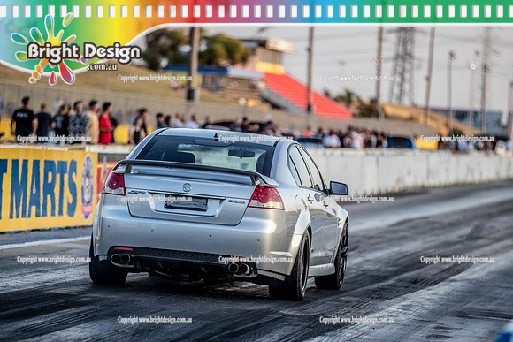 Fast Friday @ Calder Park Drag Racing Friday 13 January 2023  (141857)  SILVER COMMODORE TBC