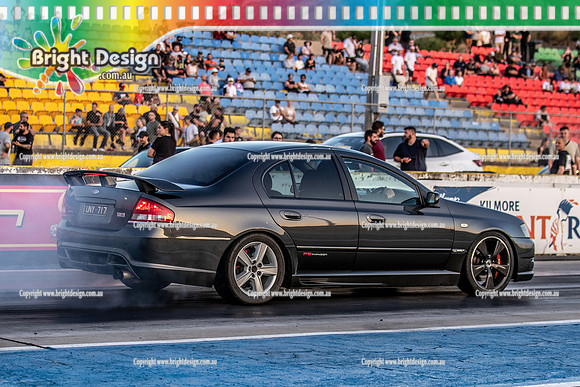 Fast Friday @ Calder Park Drag Racing Friday 13 January 2023  (141900)  UNY717