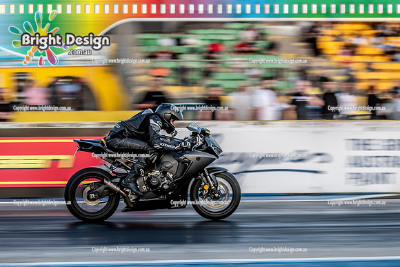 Fast Friday @ Calder Park Drag Racing Friday 13 January 2023  (141962)  BIKE BLK 2A5YM