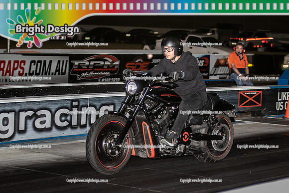 Fast Friday @ Calder Park Drag Racing Friday 13 January 2023  (142197)  BIKE RED