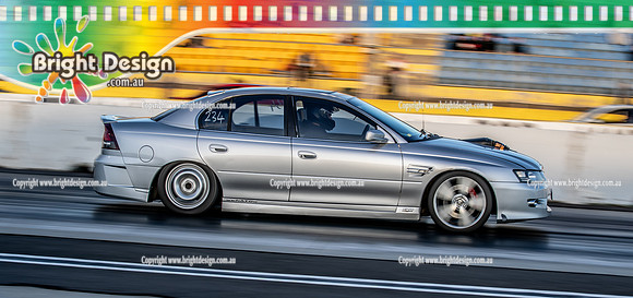 Roll Racing @ Calder Park Drag Racing Friday 16 December 2022  (140518)-2  TBC SILVER SENATOR
