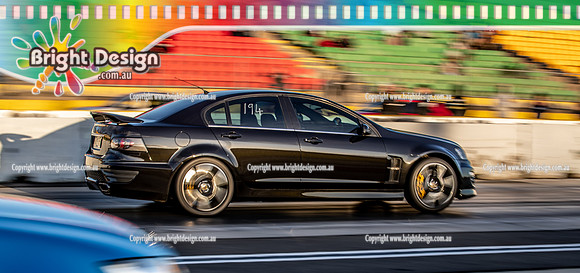 Roll Racing @ Calder Park Drag Racing Friday 16 December 2022  (140494)  BLACK VE