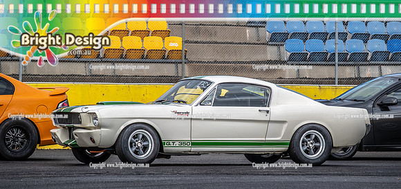 Roll Racing @ Calder Park Drag Racing Friday 16 December 2022  (140108)  RIVERSIDE RACING MUSTANG