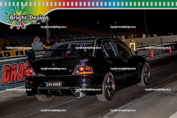 Roll Racing @ Calder Park Drag Racing Friday 16 December 2022  (141139)  V EVO9
