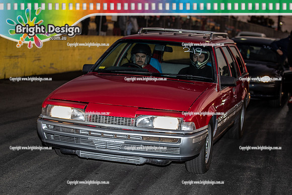 Roll Racing @ Calder Park Drag Racing Friday 16 December 2022  (140887) RED VL WAGON