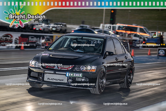 Roll Racing @ Calder Park Drag Racing Friday 16 December 2022  (140819)  V EVO9