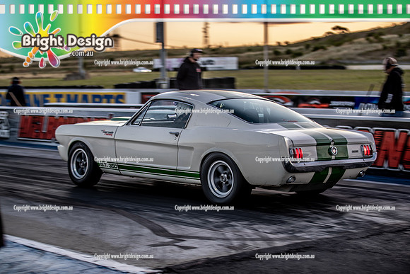 Roll Racing @ Calder Park Drag Racing Friday 16 December 2022  (140731)  RIVERSIDE RACING MUSTANG