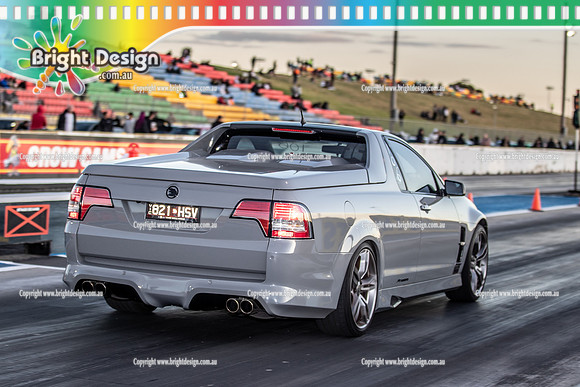 Roll Racing @ Calder Park Drag Racing Friday 16 December 2022  (140654)  821HSV