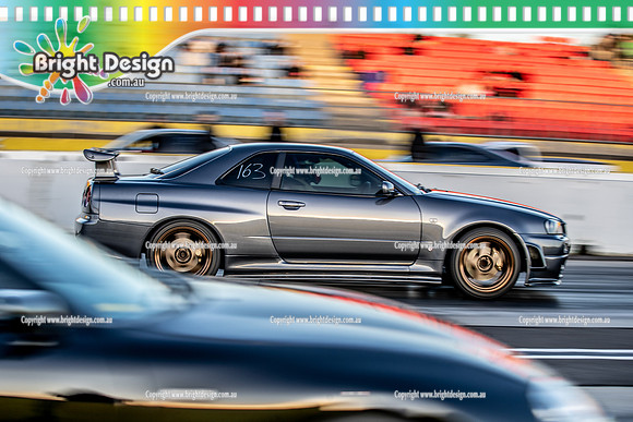 Roll Racing @ Calder Park Drag Racing Friday 16 December 2022  (140597)  R34CT