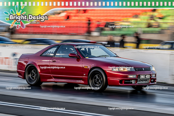Roll Racing @ Calder Park Drag Racing Friday 16 December 2022  (140589)  BAX422