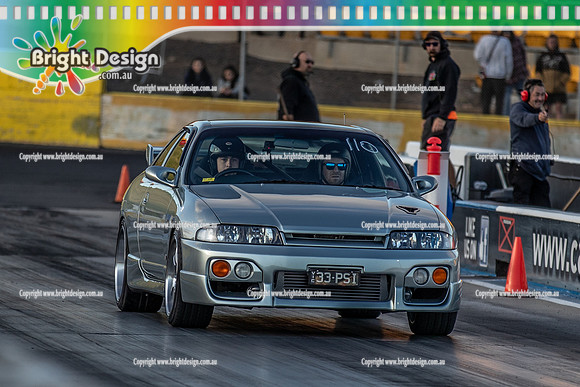 Roll Racing @ Calder Park Drag Racing Friday 16 December 2022  (140511)  33PSI