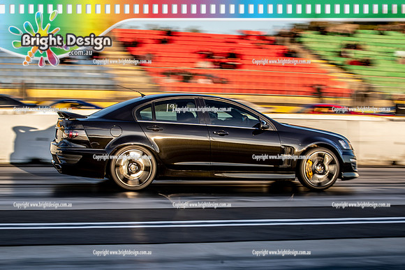 Roll Racing @ Calder Park Drag Racing Friday 16 December 2022  (140493)  BLACK VE