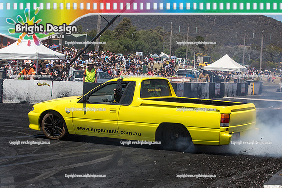 Summernats 28 Saturday 3 Jan 2015  BD (4641)  BAGMUP BURNOUT