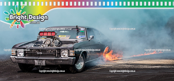 Summernats 29 SATURDAY 8 Jan 16  BDMP6900  1FATRAT FIRE BURNOUT