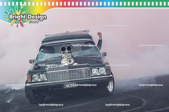 Summernats 28 Sunday 4 Jan 2015  BD  (8426)  WEBI BURNOUT