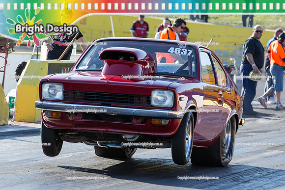 ANDRA Street Outlaws Drag Racing Quals Rnd 5 @ Calder Park 24 September 2014 (25209)  RED GEMINI SSA 4637