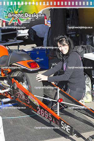 ANDRA FUCHS Nitro Thunder @ Calder Park Raceway 19 Oct 2013 (1060) BIKE 6295