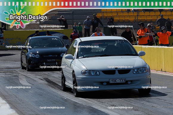 ANDRA Street Outlaws Drag Racing Quals Rnd 5 @ Calder Park 24 September 2014 (24367)  YOC733