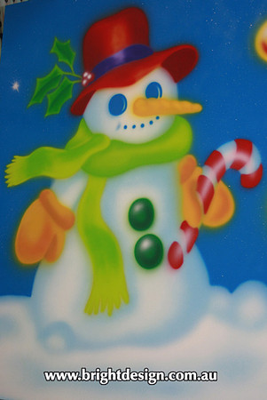6-20 SM-06 UC1w Snowman from design 1 Outdoor Christmas Displays